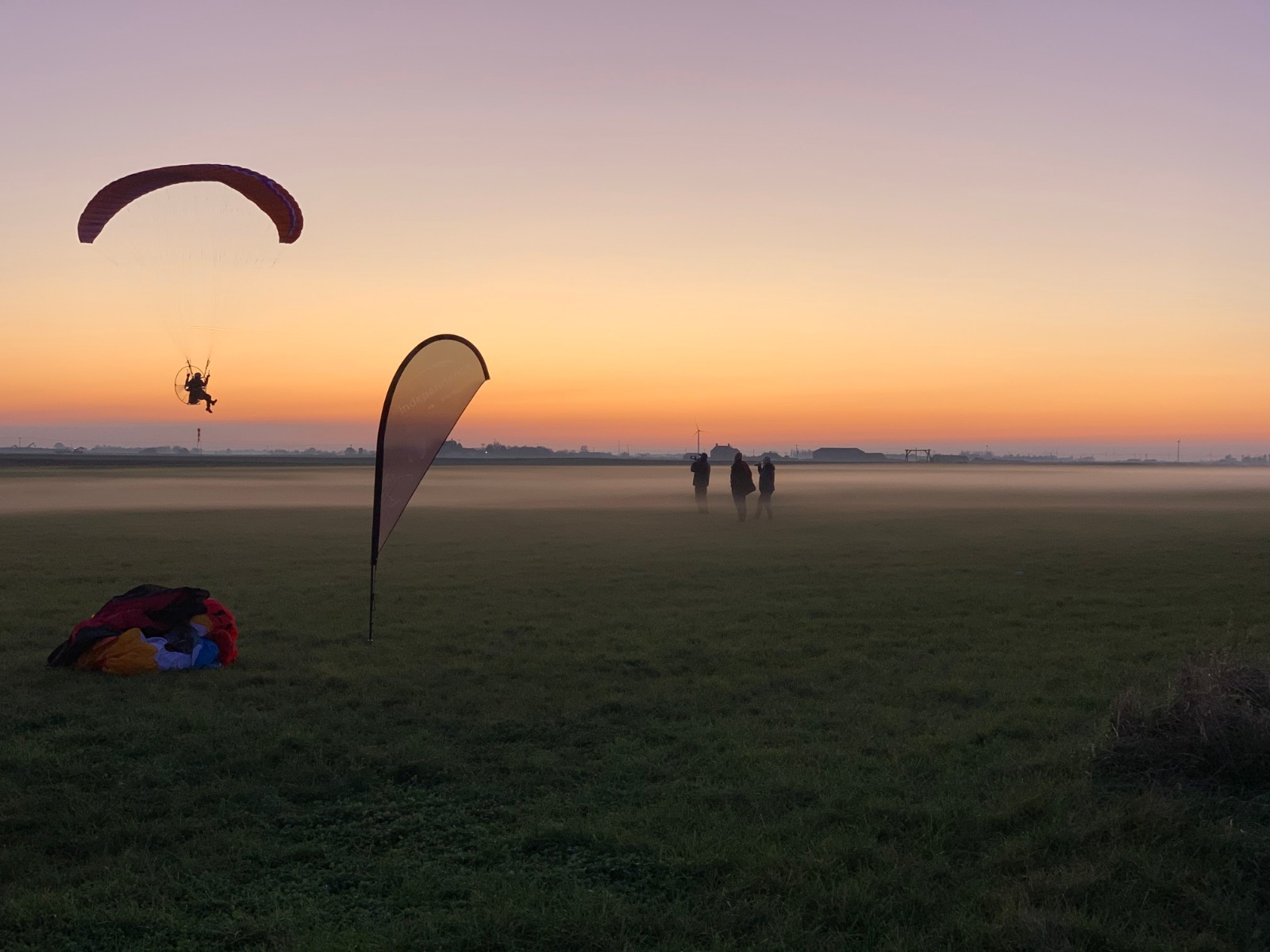 Aerial landscape view